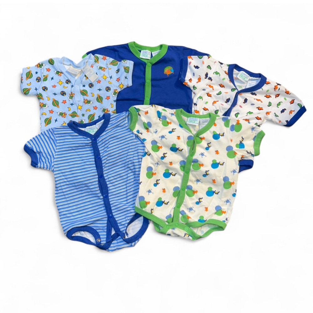 Vintage Simply Basic Vintage Basic Editions Baby boy Collection Bundle 12M